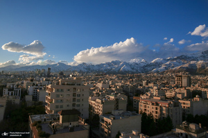 آسمان بی نظیر امروز تهران
