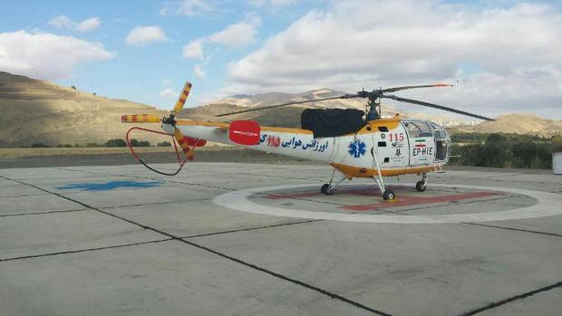 پایگاه اورژانس هوایی کردستان افتتاح شد