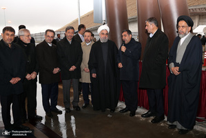 افتتاح منطقه یک آزاد راه تهران - شمال با حضور رئیس جمهور