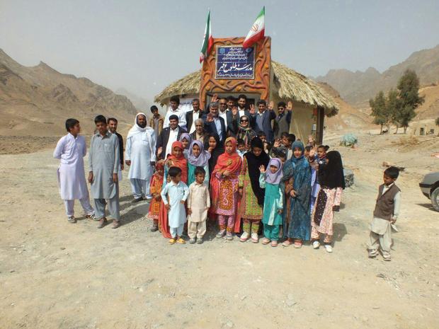 افتتاح مدرسه خیری در نصرت آباد زاهدان