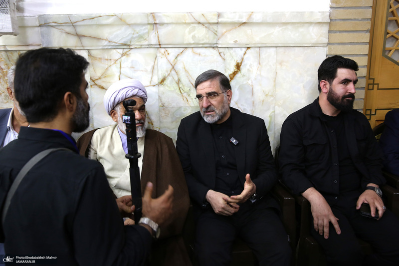 مراسم چهلم شهیدان لاریجانی در حرم مطهر حضرت معصومه (س) -2