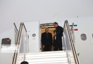 رئیس مجلس شورای اسلامی وارد کرمانشاه شد