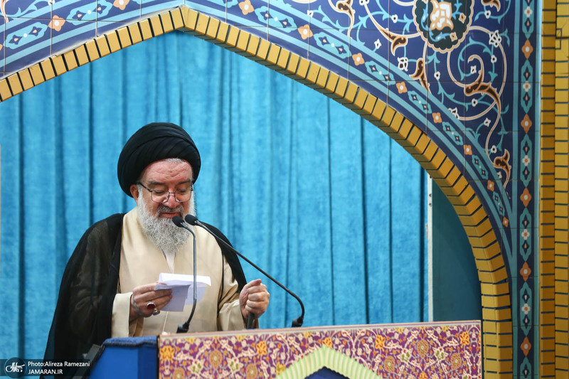 اقامه نماز  عید سعید قربان در دانشگاه تهران - احمد خاتمی