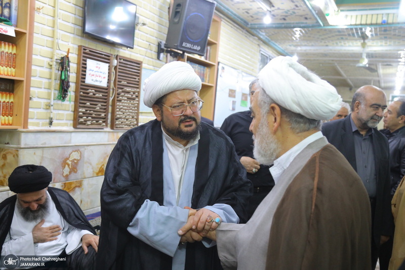 مراسم ترحیم مادر حجت الاسلام و المسلمین صالحی منش در قم‎