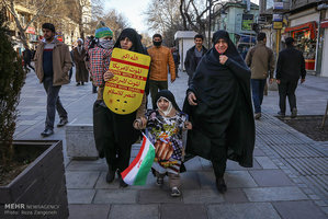 تجمع و راهپیمایی مردمی در اعتراض به آشوب های اخیر در استان 