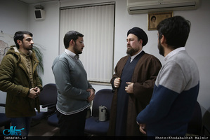 دیدار اعضای شورای مرکزی انجمن اسلامی دانشجویان دانشگاه تهران و علوم پزشکی تهران با سید حسن خمینی
