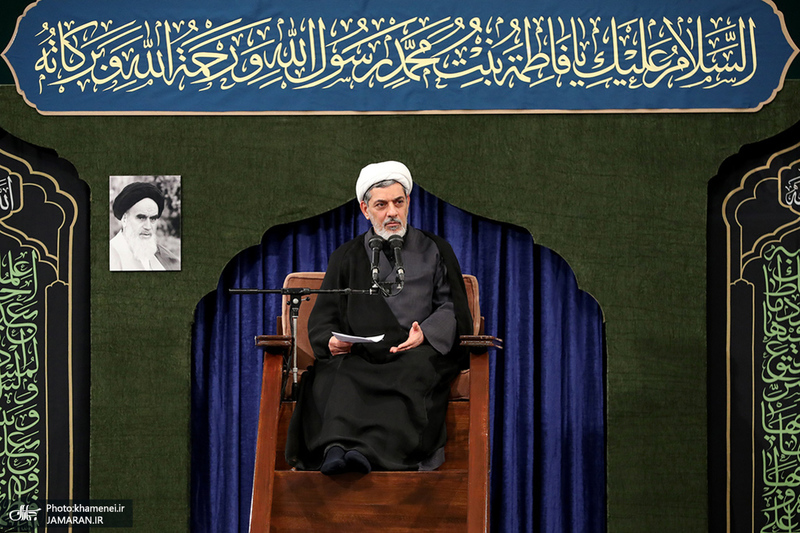 عزاداری شب شهادت حضرت زهرا (س) در حسینیه امام خمینی