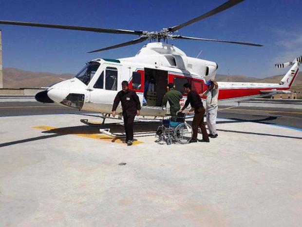 14مصدوم با بالگرد به مراکز درمانی همدان منتقل شدند