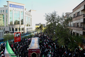 مراسم تشییع پیکر سردار دریابان پاسدار، شهید علیرضا تنگسیری، فرمانده نیروی دریایی سپاه و جمعی از شهدای والامقام