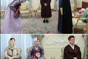 لباس سفیر کره جنوبی و همسرش در مراسم تقدیم استوار‌نامه سفیر به رئیس جمهور ‎