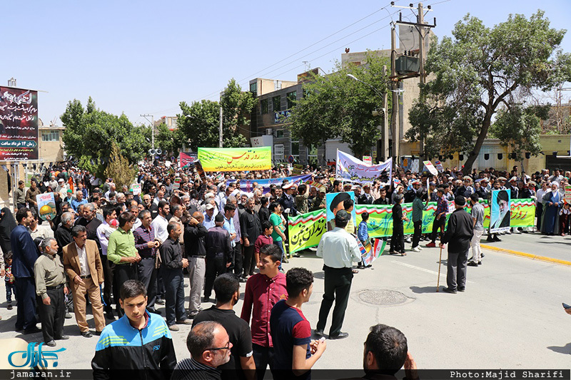 راهپیمایی باشکوه روز جهانی قدس در خمین