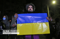 حمایت مردم تهران از مردم اوکراین پس از حمله روسیه (12)