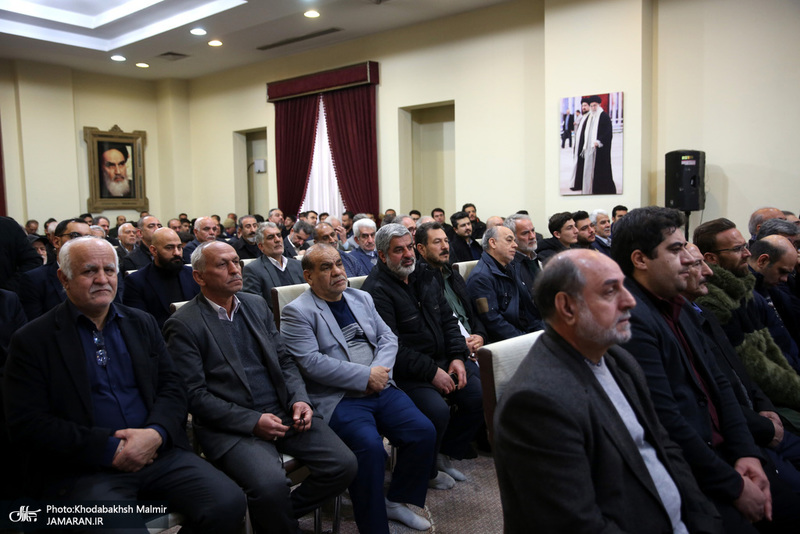 دیدار  رئیس و جمعی از اعضای اتاق اصناف تهران‌ با سید حسن خمینی