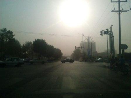 گرد و غبار استان کرمان را فرا گرفت