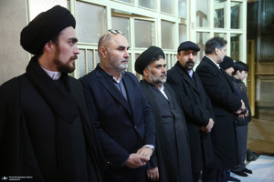 مراسم سالگرد رحلت آیت‌الله سید محمد موسوی بجنوردی در حسینیه جماران  -1