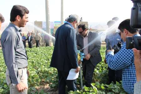 افتتاح طرح آبیاری 2240 هکتار زمین کشاورزی گچساران گامی برای توسعه