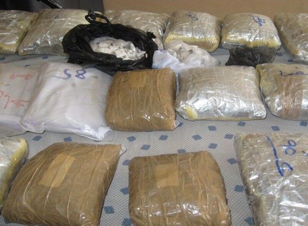 ۴۰ کیلو مواد مخدر هروئین و شیشه در آبیک کشف شد