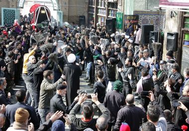 آیین عزاداری شهادت حضرت فاطمه زهرا(س) در بروجرد برگزار شد