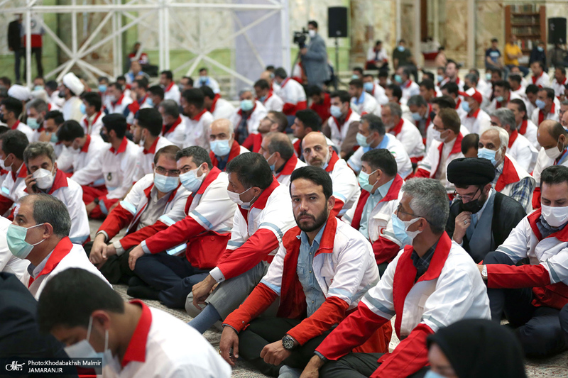 تجدید میثاق اعضا و مسئولان هلال‌احمر با آرمان‌های امام خمینی (س)