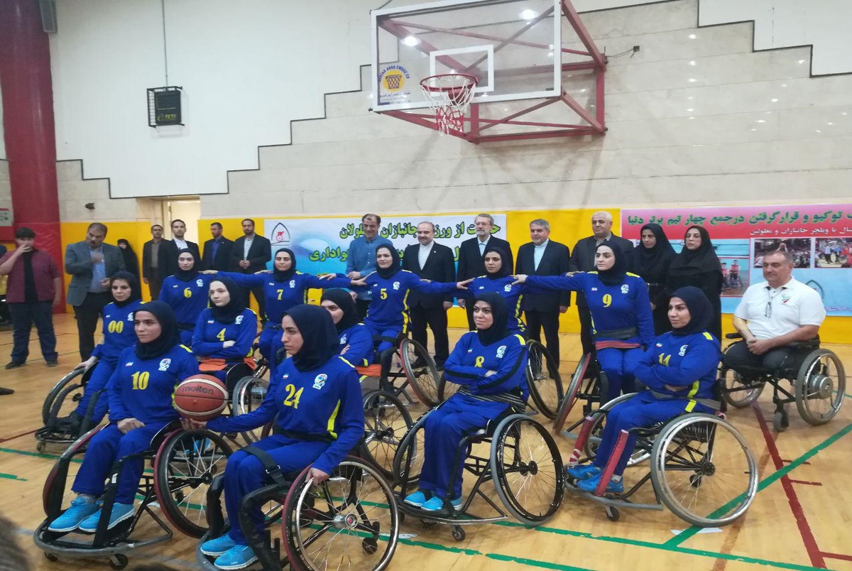 لاریجانی از اردوی تیم های ملی جانبازان و معلولین بازدید کرد+تصاویر