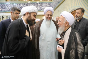 مراسم چهلمین روز درگذشت همسر آیت الله العظمی جوادی آملی‎‎