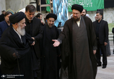 مراسم شام غریبان حسینی در حرم مطهر امام راحل 