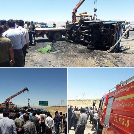 واژگونی خودرو نیسان در محور فرخشهر- شهرکرد یک کشته داشت