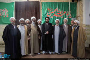 دیدار معاون محترم تبلیغ و امور فرهنگی حوزه علمیه با سید علی خمینی