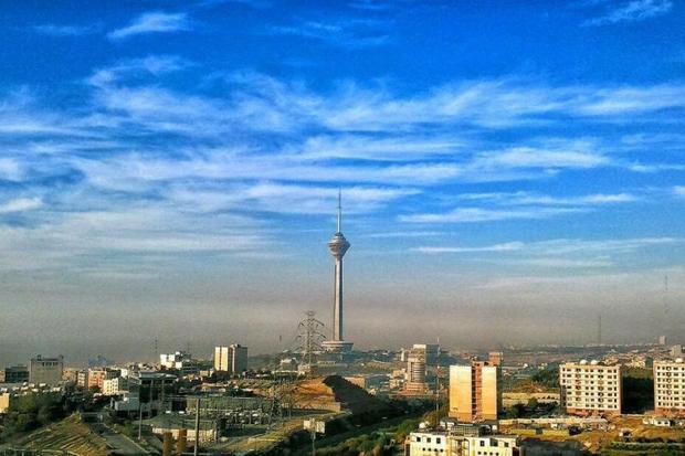 کیفیت هوای تهران با شاخص 82 سالم است