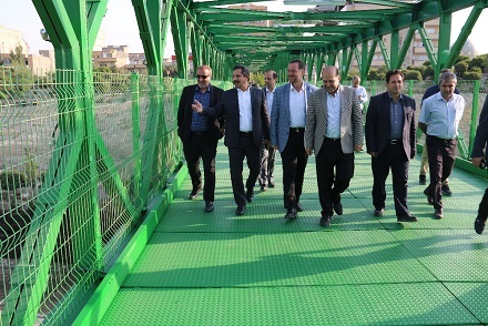 افتتاح پل طبیعت «یاشیل کؤرپو» در هفته دولت