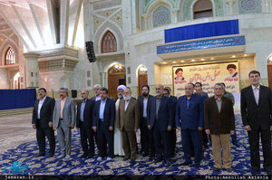 تجدید میثاق اعضای شورای اسلامی شهر تهران با آرمان های حضرت امام(س)