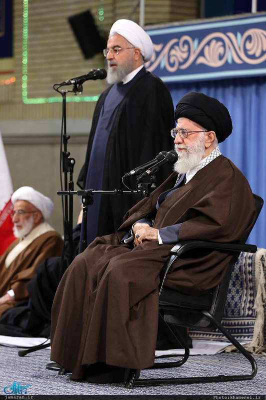 دیدار مسئولان نظام و سفرای کشورهای اسلامی با رهبر معظم انقلاب