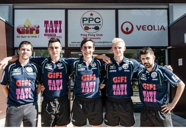 شکست تیم نیما عالمیان در هفته چهارم لیگ برتر تنیس روی میز فرانسه
