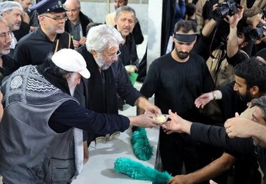حضور هنرمندان در راهپیمایی اربعین + تصاویر
