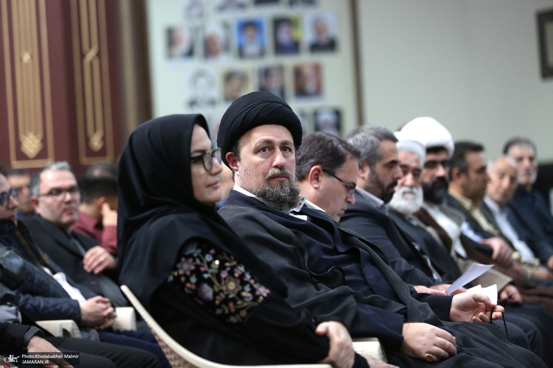 دیدار مدیران و کارکنان نهاد کتابخانه‌های عمومی کشور با سید حسن خمینی