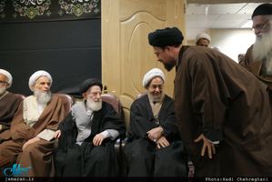 مراسم دومین سالگرد ارتحال آیت الله سید محمد باقر خوانساری(ره) با حضور سید حسن خمینی 