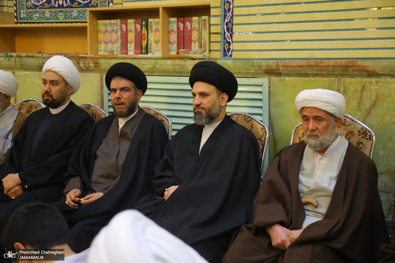 مراسم چهلمین روز درگذشت مرحوم آیت الله سید هادی سیستانی در قم‎