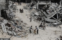ویرانی عجیب در خان یونس غزه (5)