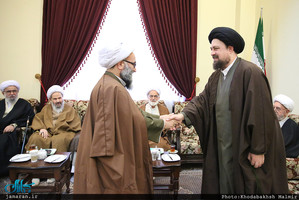 حاشیه تجدید میثاق هیأت رئیسه و اعضای مجلس خبرگان رهبری با آرمان های امام خمینی (س)