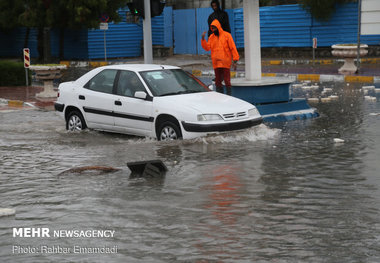 فعالیت سامانه قوی بارشی در کرمانشاه  هشدار آبگرفتگی معابر