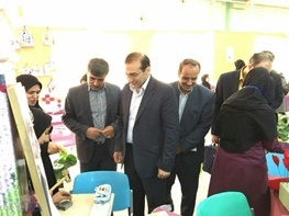افتتاح نمایشگاه و بازارچه کار و فناوری دانش آموزان خرم آباد