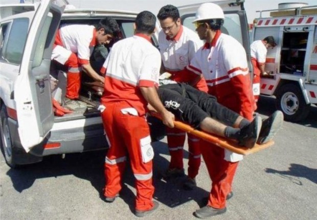 550 حادثه دیده طوفان شن در استان یزد امدادرسانی شدند