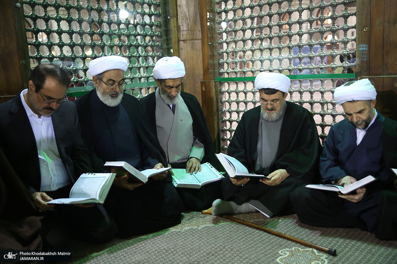 تجدید میثاق رئیس قوه قضاییه و جمعی از اعضای دستگاه قضا با آرمان های حضرت امام خمینی (س)-2