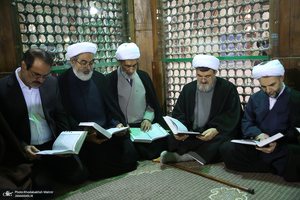 تجدید میثاق رئیس قوه قضاییه و جمعی از اعضای دستگاه قضا با آرمان های حضرت امام خمینی (س)-2