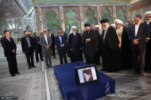 مراسم تجدید میثاق رئیس و کارکنان قوه قضاییه با آرمان های امام؛