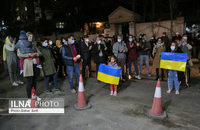 حمایت مردم تهران از مردم اوکراین پس از حمله روسیه (9)