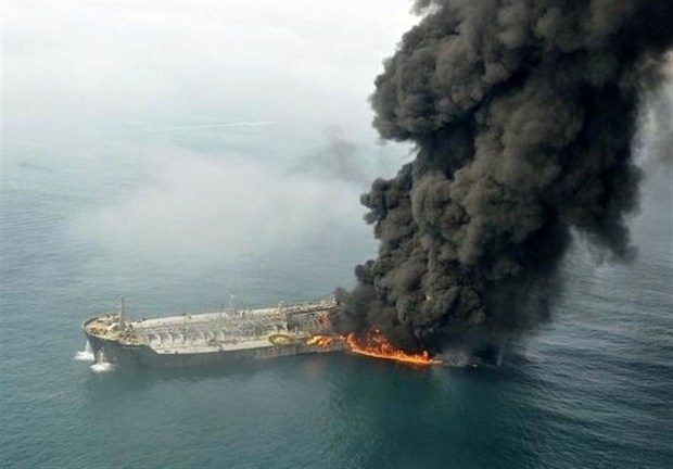 حادثه سانچی بزرگترین آلودگی نفتی در 27 سال اخیر را رقم زد