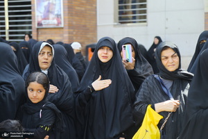دسته عزاداری شهادت امام عسکری (ع) با حضور آیت‌الله العظمی وحید خراسانی