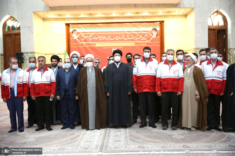 تجدید میثاق اعضا و مسئولان هلال‌احمر با آرمان‌های امام خمینی (س)