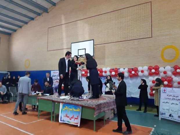 رقابت علمی سازه‌های ماکارونی دانش‌آموزان در گتوند برگزار شد
